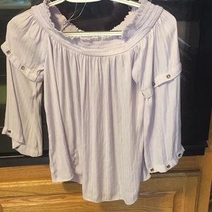 Mid sleeve dress shirt